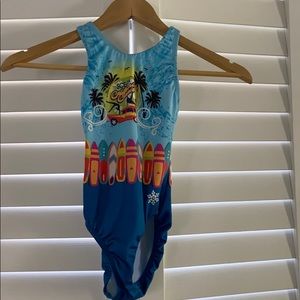 Leotard gymnastics snowflake CM